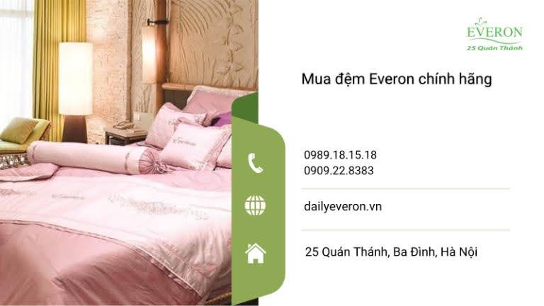 Tìm hiểu nơi mua đệm Everon chính hãng